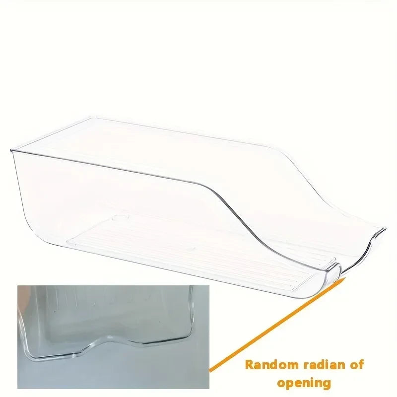 Auto-Rolling Fridge Organizer Can Dispenser