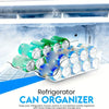 Auto-Rolling Fridge Organizer Can Dispenser