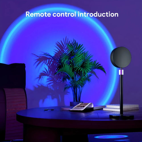 16-Color LED Sunset Lamp Projector