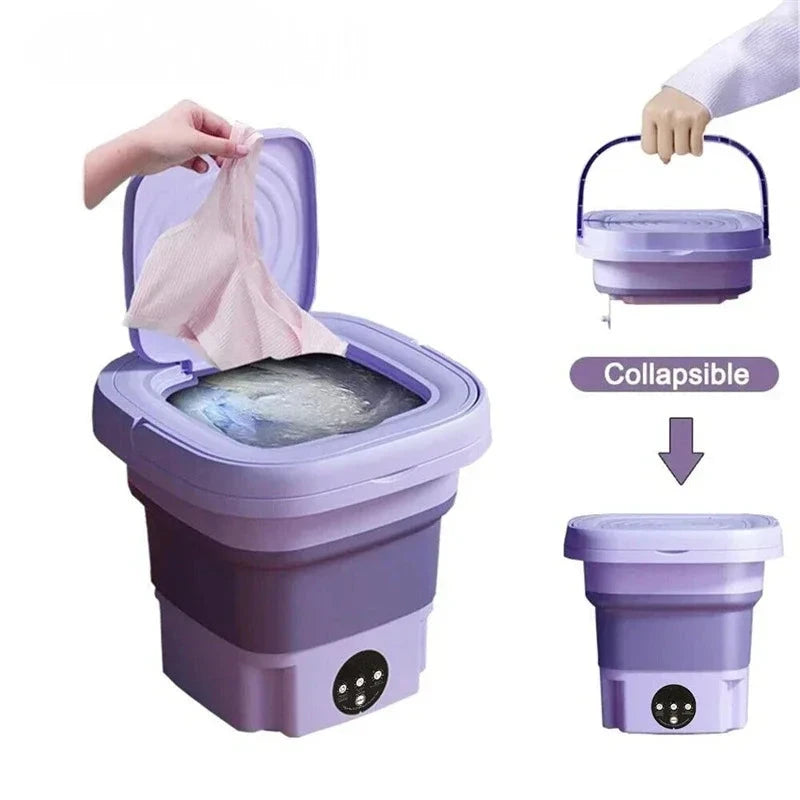 Portable Folding Mini Washing Machine