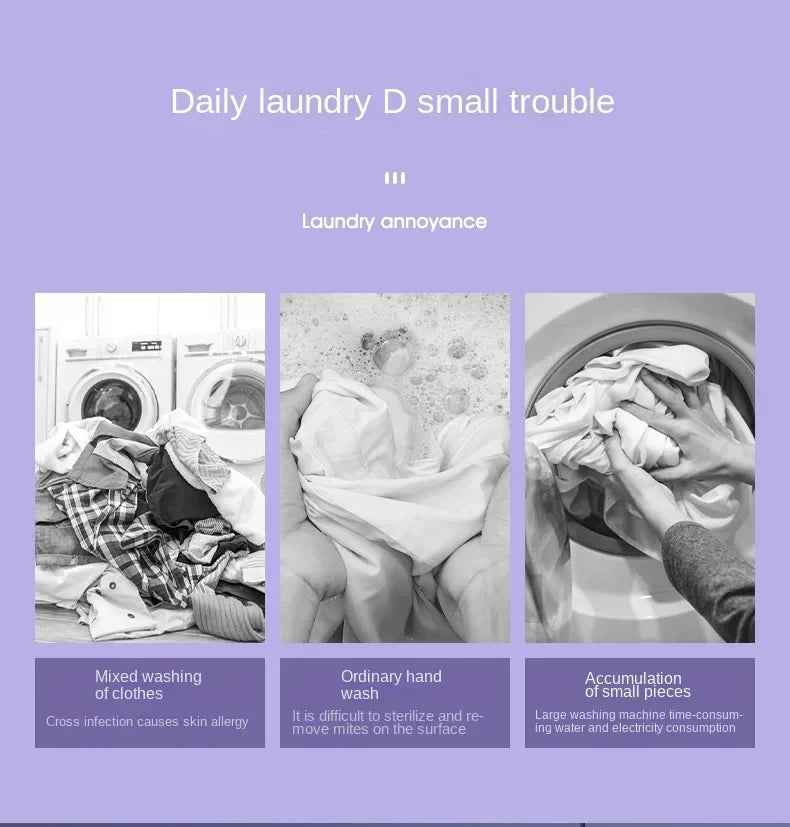 Portable Folding Mini Washing Machine