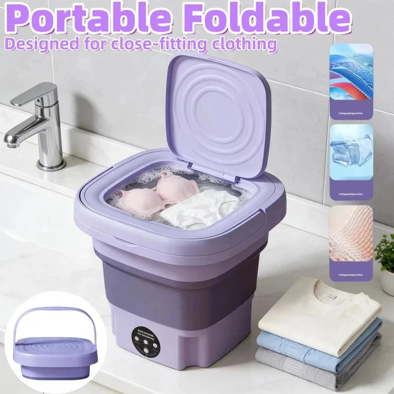 Portable Folding Mini Washing Machine
