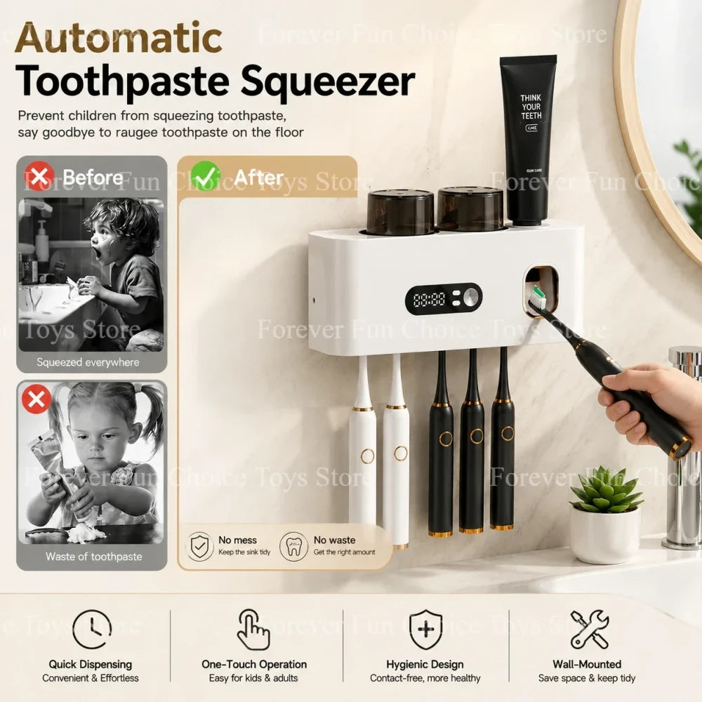 Rechargeable UV Toothbrush Sterilizer and Holder