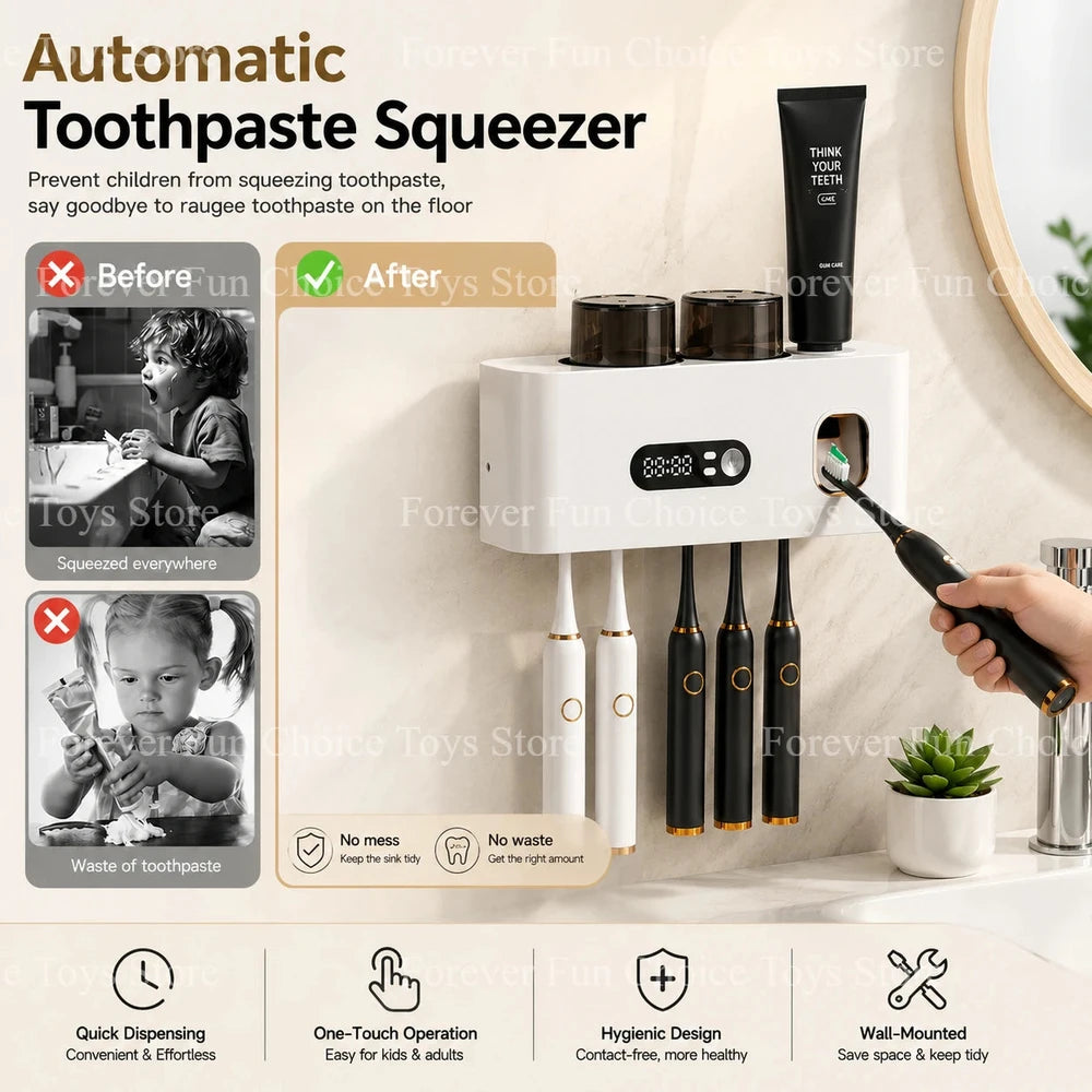 Rechargeable UV Toothbrush Sterilizer and Holder