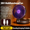Space-Saving Foldable Wall Mount Fan