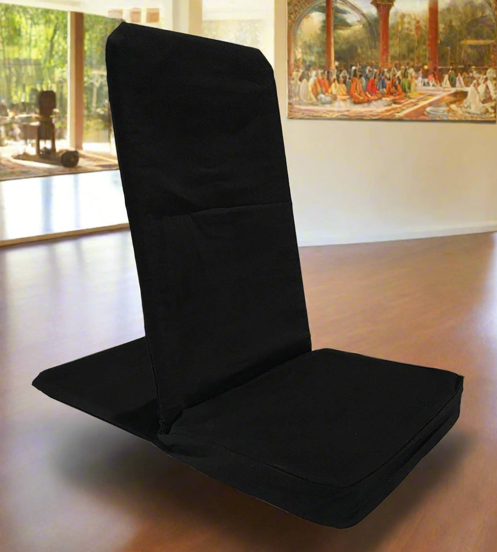 OMSutra Folding Meditation Chair with Back Support