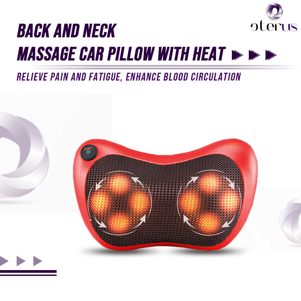 Heated Back and Neck Shiatsu Massage Pillow