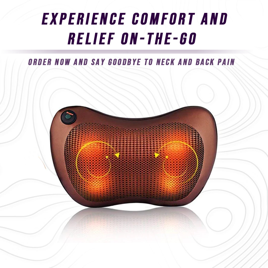 Heated Back and Neck Shiatsu Massage Pillow
