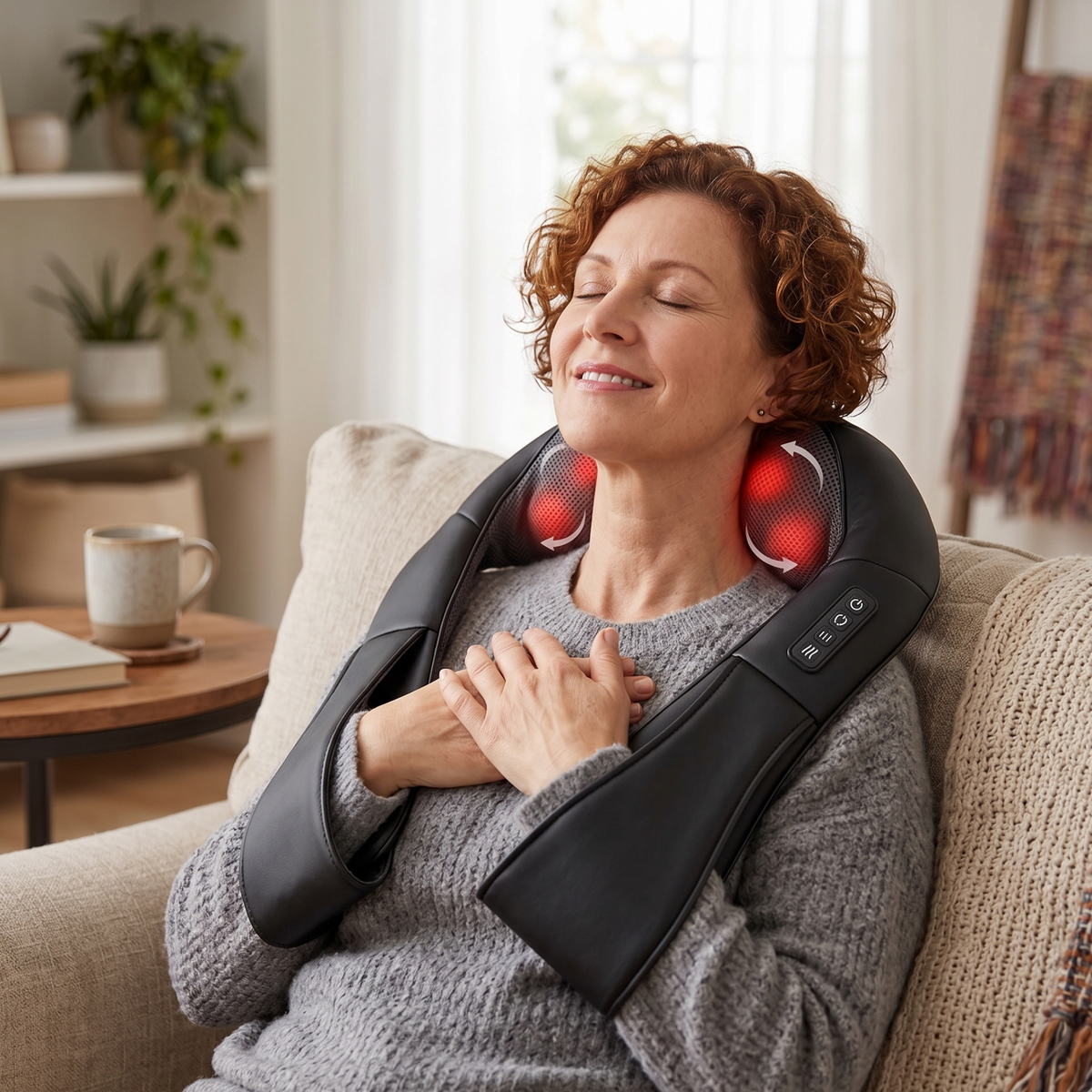 Cordless Heated Neck and Shoulder Massager