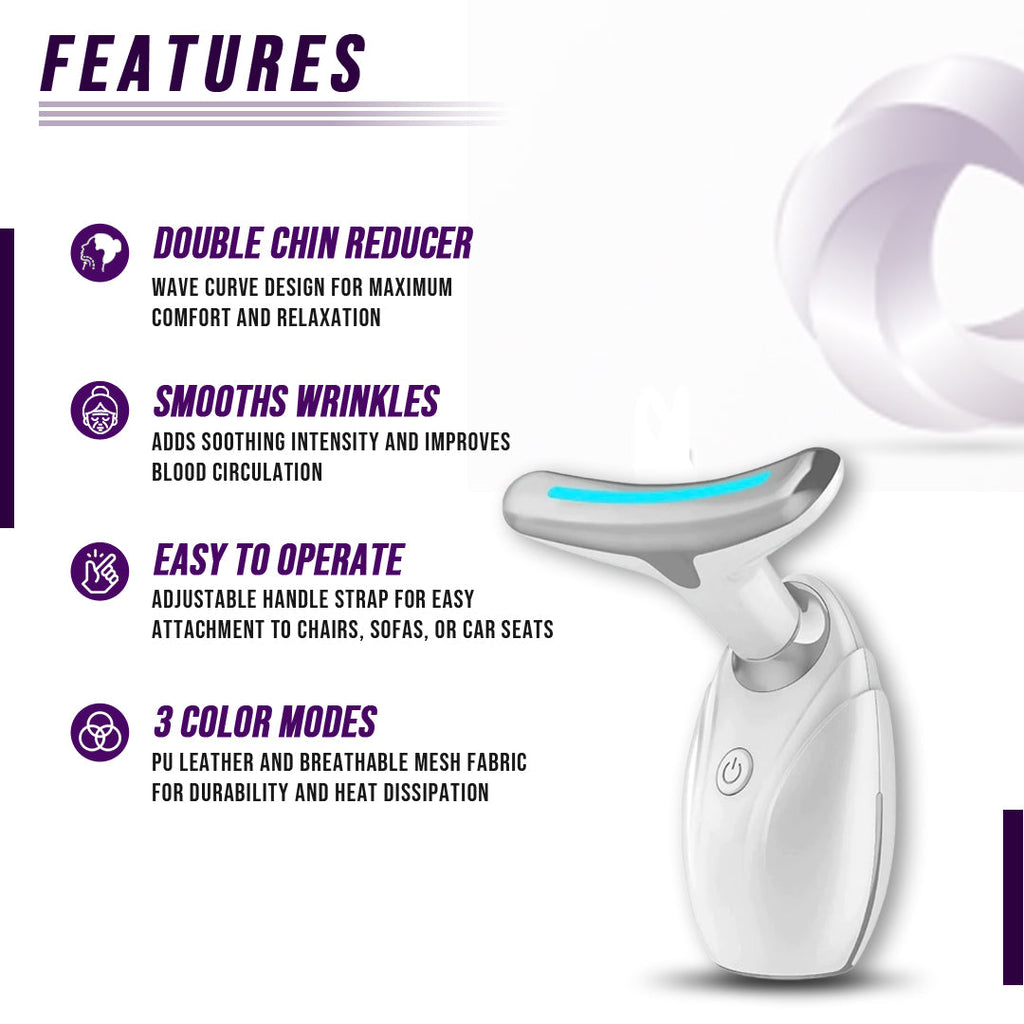 Neck and Face LED Therapy Device