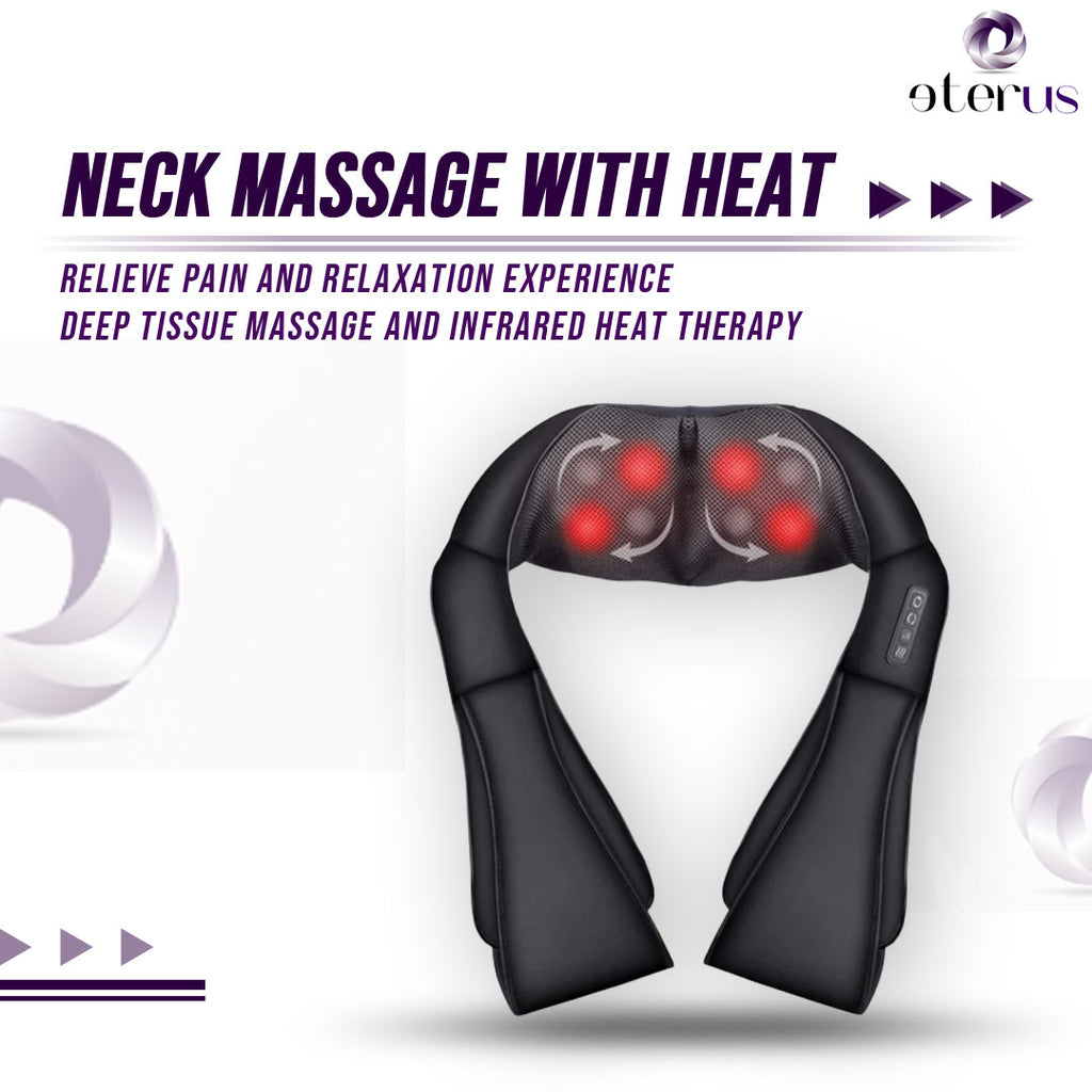 Cordless Heated Neck and Shoulder Massager