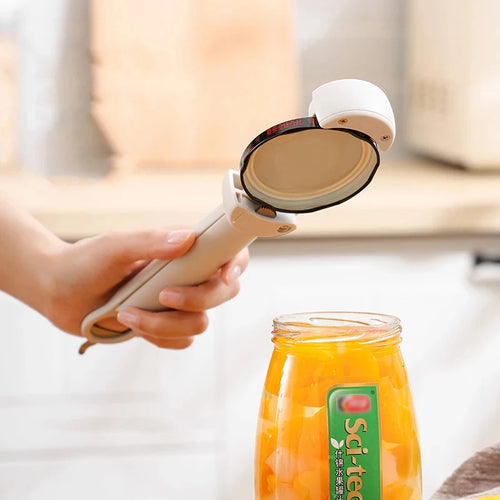 Adjustable Stainless-Steel Bottle Jar and Bottle Opener