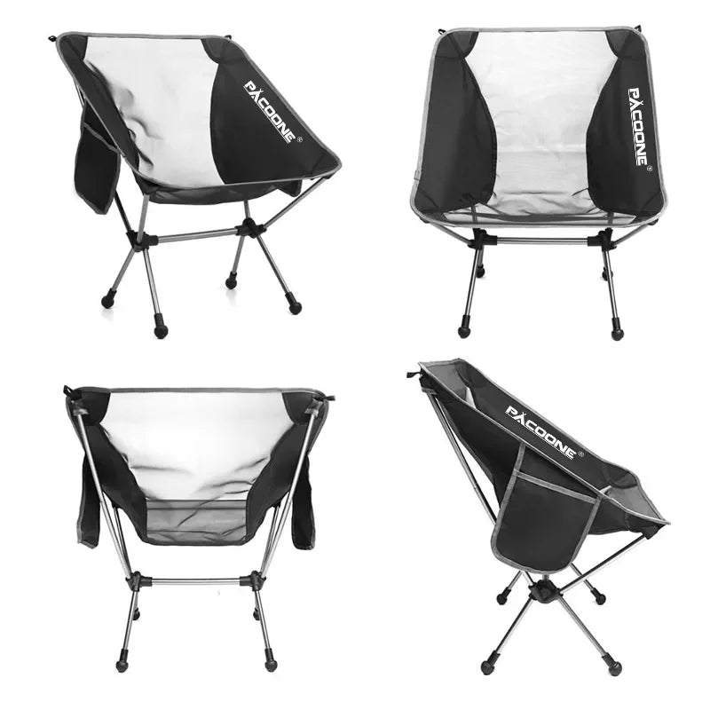 Portable High-Load Folding Aluminum Camping Chair
