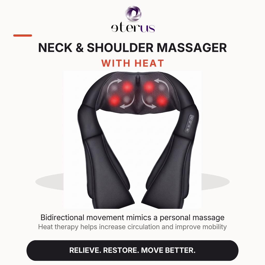 Cordless Heated Neck and Shoulder Massager