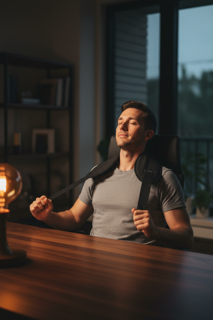 Cordless Heated Neck and Shoulder Massager